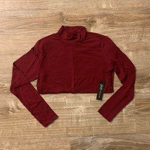 JNY Red Turtleneck